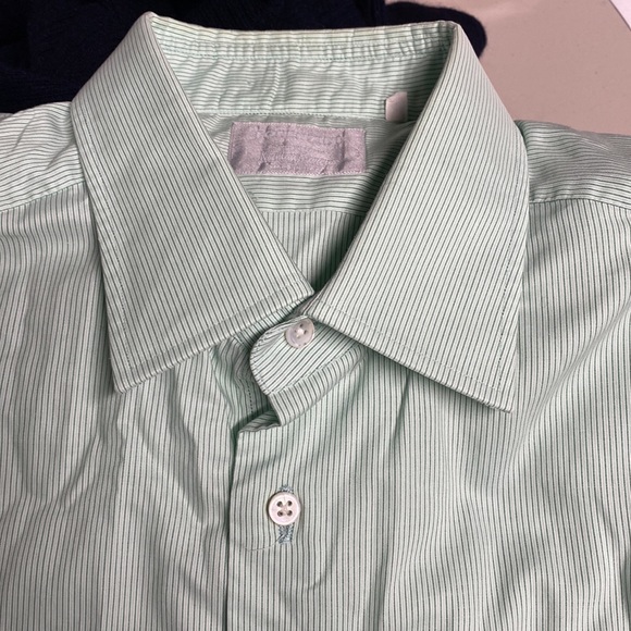 Mens Pin Striped Dress Shirt - Picture 4 of 4